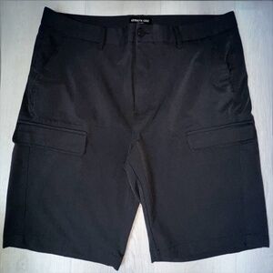 Kenneth Cole New York Mens Black Shorts – Size 34 (Designer Line, Not Reaction)